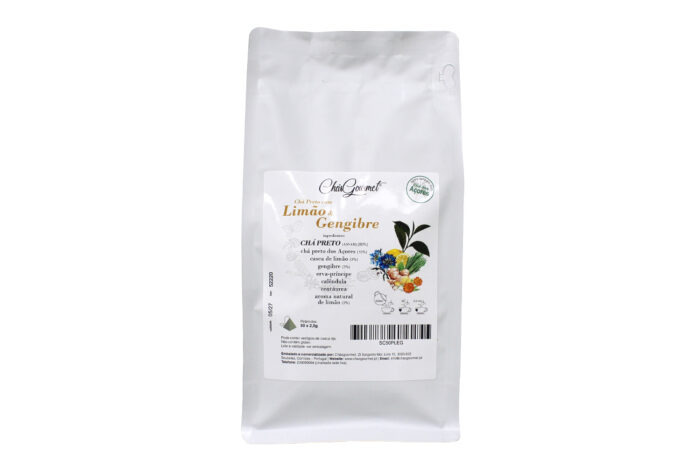 Chá Preto com Limão e Gengibre