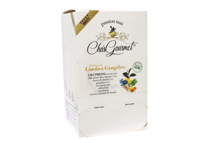 Chá Preto com Limao e Gengibre